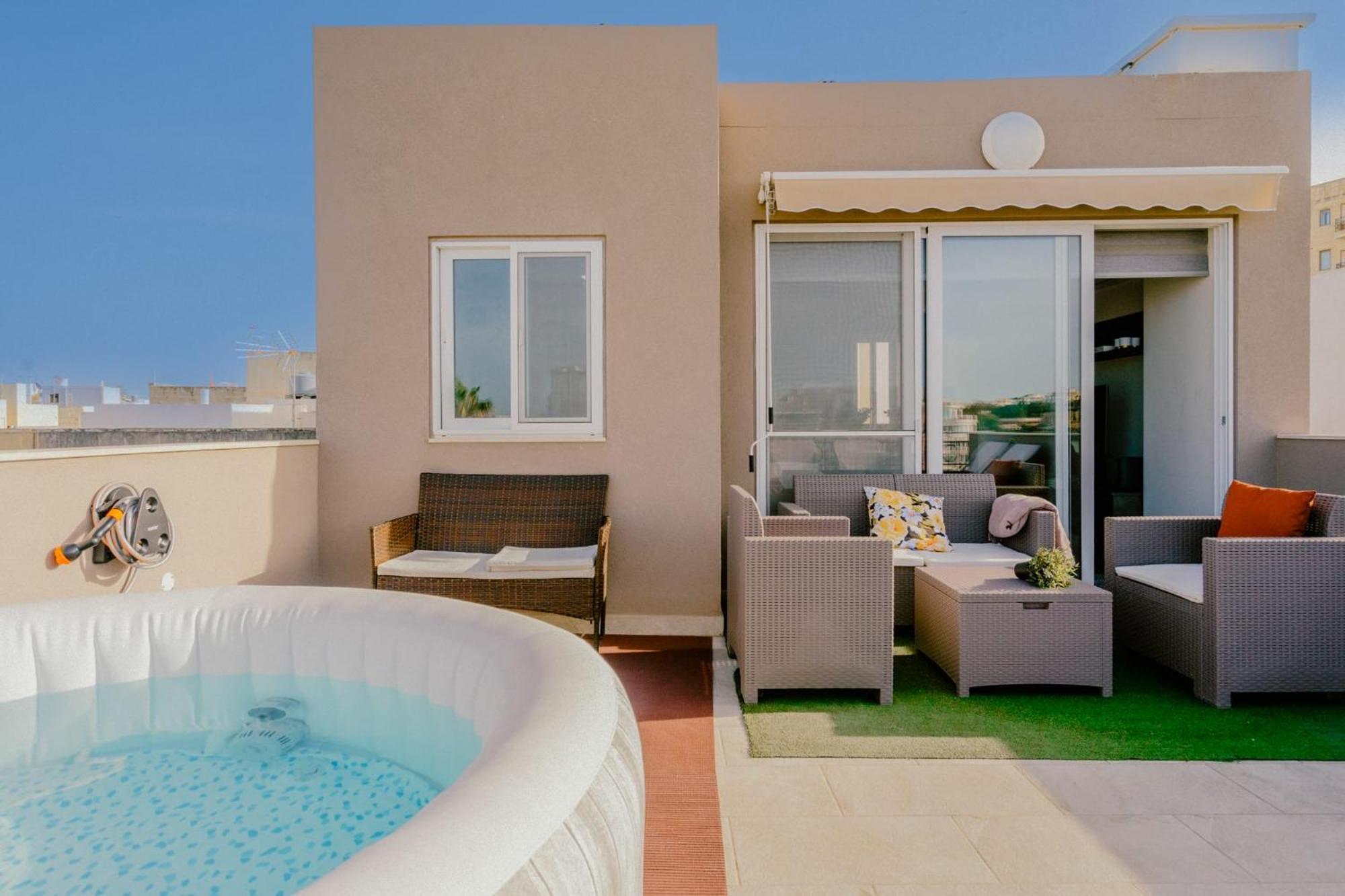 La88 Bayview Penthouse With Jacuzzi Apartment Sliema Luaran gambar